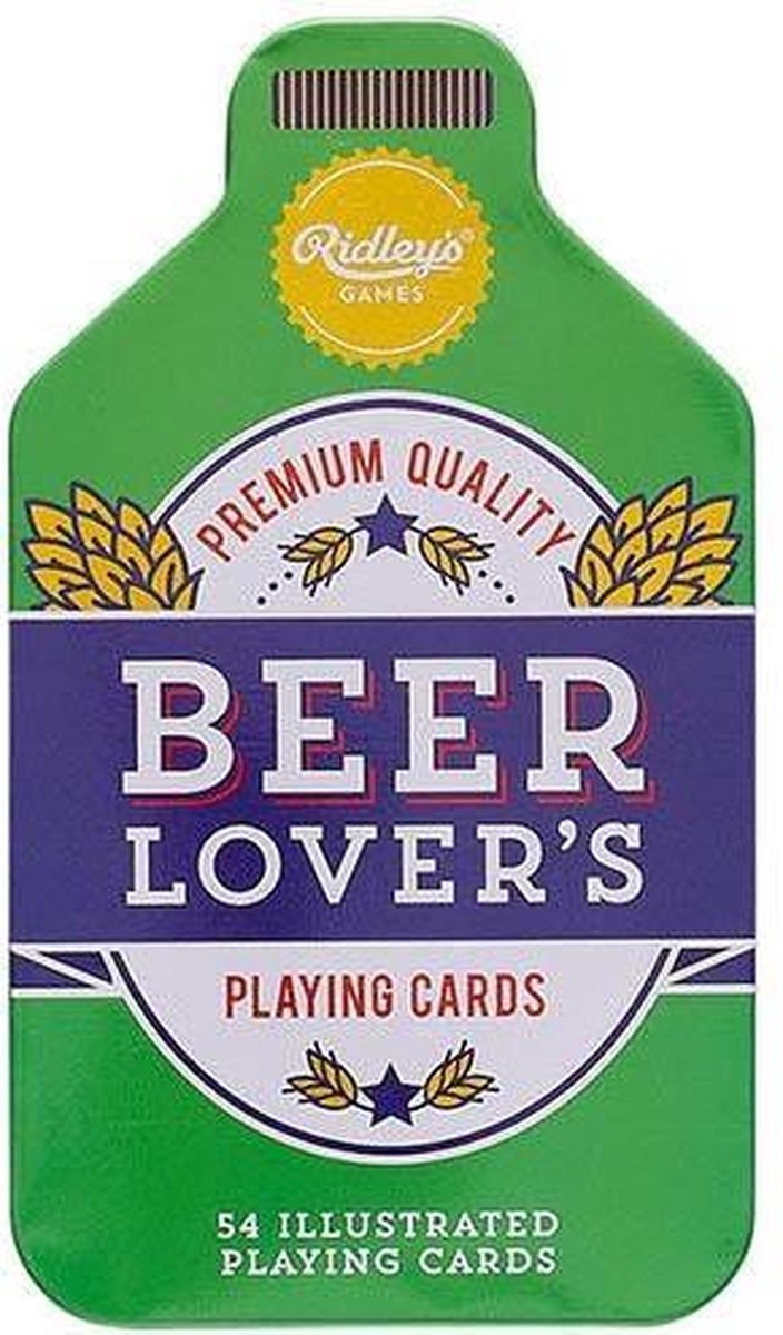 Ridleys Games Kaartspel Beer Lovers Aluminium/karton 54-delig